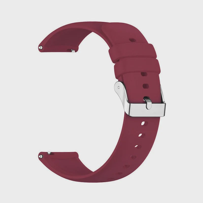 Universele Siliconen Horlogeband 20mm & 22mm - Snelwissel & Comfortabel
