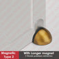 RVS Deurstopper met Sticker & Schroef - Zonder Boren, Magnetisch of Normaal