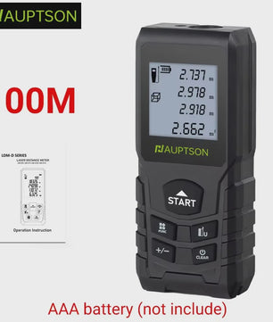 HAUPTSON Laser Afstandsmeter 100M - Precisie Meetinstrument voor Afstand, Oppervlakte en Volume