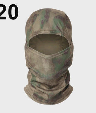 Multicam Camouflage Balaclava - Volledig Gezicht Hoofddeken voor Skiën, Fietsen & Outdoor