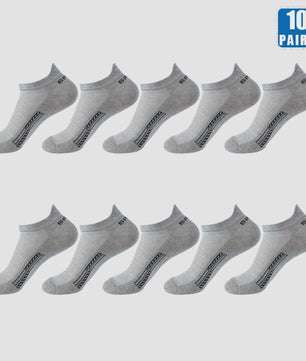 5/10 Paar Katoenen Sneakersokken Heren & Dames - Ademend Mesh & Comfortabel