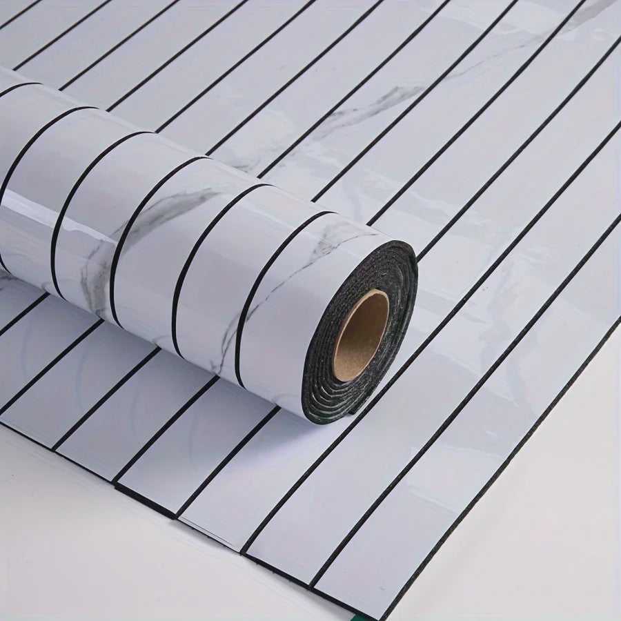 3D Grid Panel Muursticker - Zelfklevend, Makkelijk DIY Behang voor Wanden & Plafonds