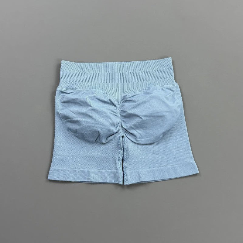 HISTELLO Seamless Biker Shorts Dames - Low Waist Scrunch Butt voor Fitness & Yoga