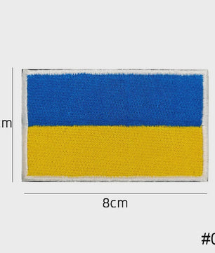 Ukraine Vlag Patches & Nationaal Embleem - Geborduurde Tactische Badges voor Kleding