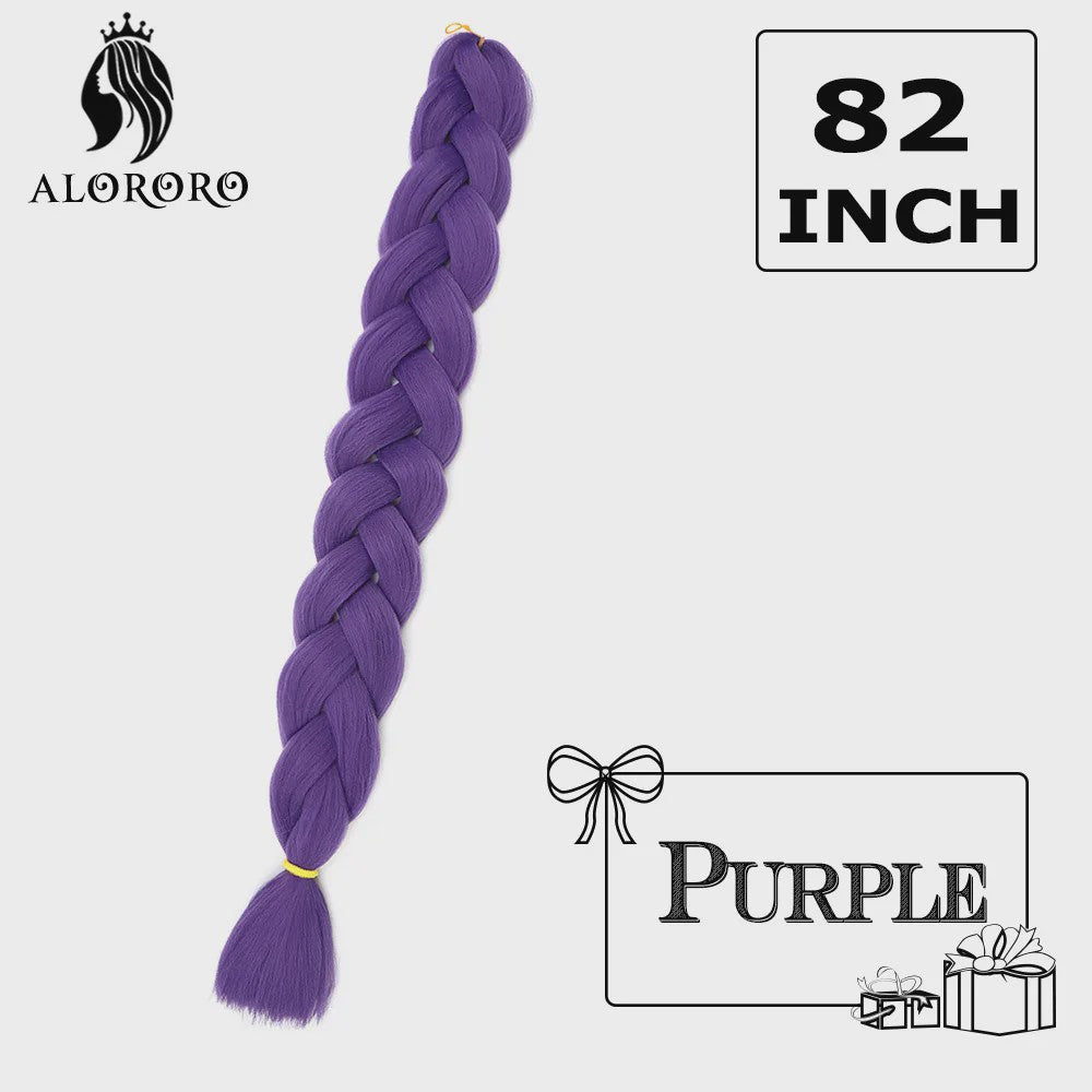 Alororo Jumbo Braids Haarverlenging - 82 Inch Synthetisch Hittebestendig Vlecht Haar