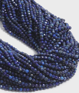 Faceted Edelsteen Kralen (2-4mm) - Aquamarijn, Lapis Lazuli, Toermalijn, Amethist & Meer