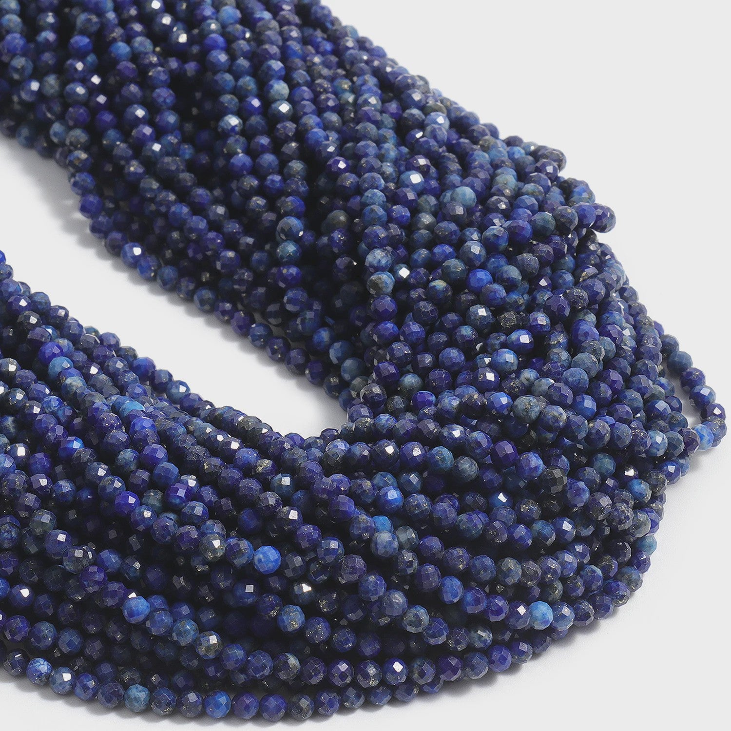 Faceted Edelsteen Kralen (2-4mm) - Aquamarijn, Lapis Lazuli, Toermalijn, Amethist & Meer
