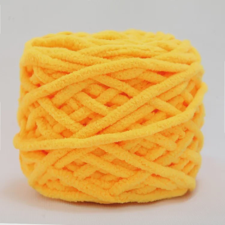 Chenille Garen 100g/bol - Super Zacht Dik Wol Garen voor Handbreien, DIY Sjaals & Projecten