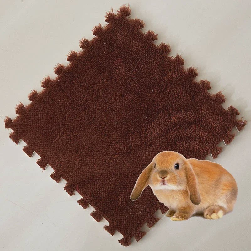 Set van 10 Waterdichte & Absorbente Bodembedekking Matten voor Kleine Huisdieren (Konijn, Cavia)