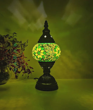 Handgemaakte Mozaïek Tafellamp - Vintage Art Deco Stijl Nachtlampje