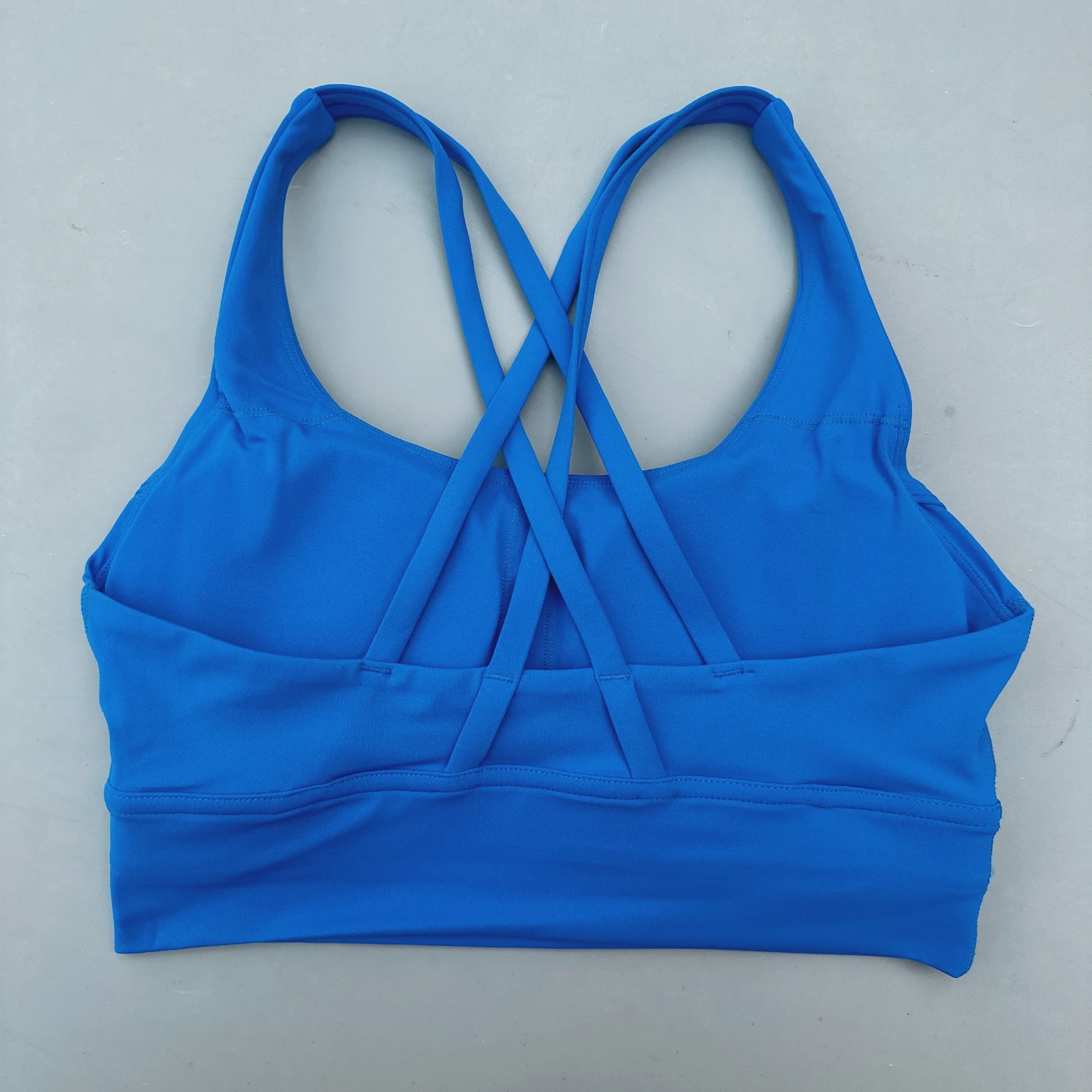 Comfortabele Sports BH met Push-Up Effect en Kruisbanden - Hoge Ondersteuning voor Yoga & Fitness