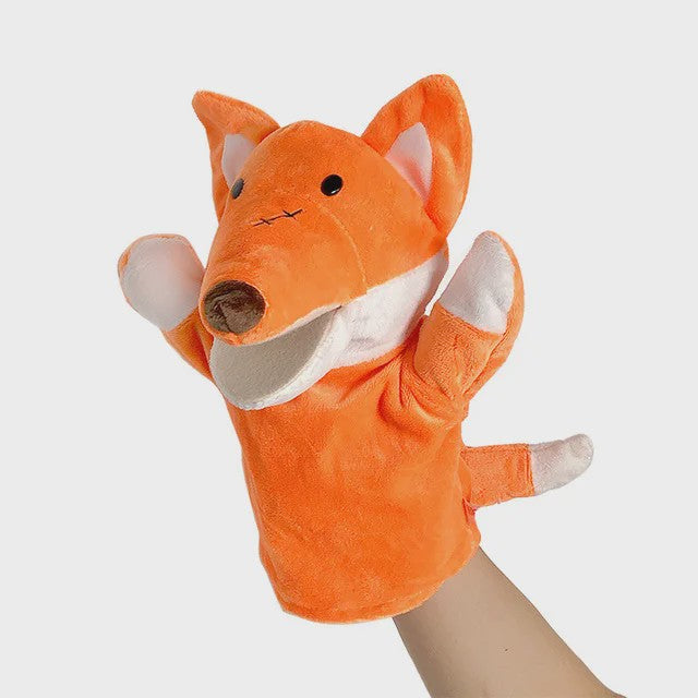 Zachte Pluche Handpoppen - Educatief Speelgoed voor Baby's en Kinderen (Diverse Dieren)