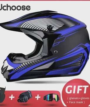 Professionele Off-road Motorhelm voor Volwassenen & Kinderen - Inclusief Gratis Gift Set