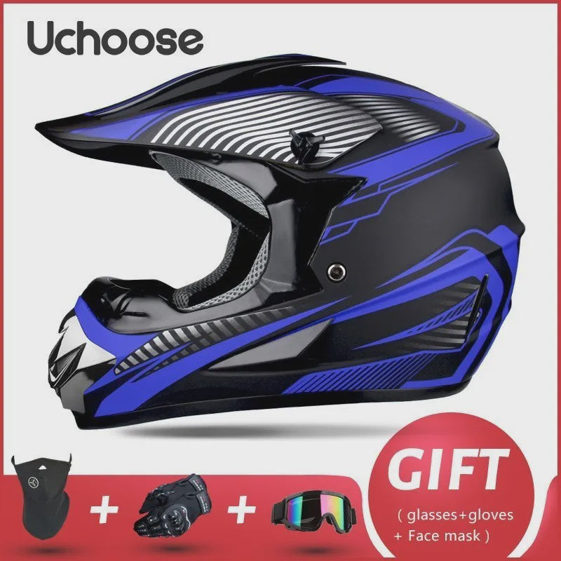 Professionele Off-road Motorhelm voor Volwassenen & Kinderen - Inclusief Gratis Gift Set