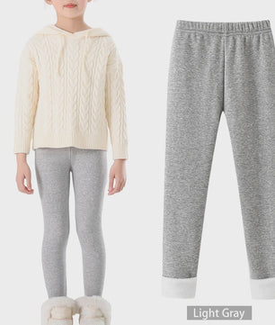 Warme Fleece Lined Leggings voor Meisjes (3-11 Jaar) - Zacht & Comfortabel