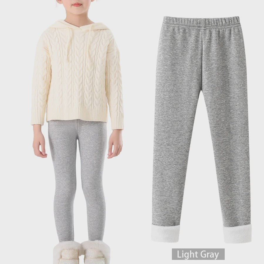 Warme Fleece Lined Leggings voor Meisjes (3-11 Jaar) - Zacht & Comfortabel