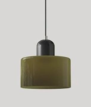 Moderne Glazen Hanglamp E27 - Sfeervolle Verlichting voor Slaapkamer, Nachtkastje of Bar
