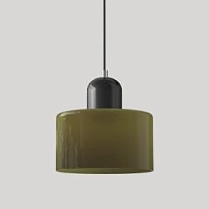 Moderne Glazen Hanglamp E27 - Sfeervolle Verlichting voor Slaapkamer, Nachtkastje of Bar