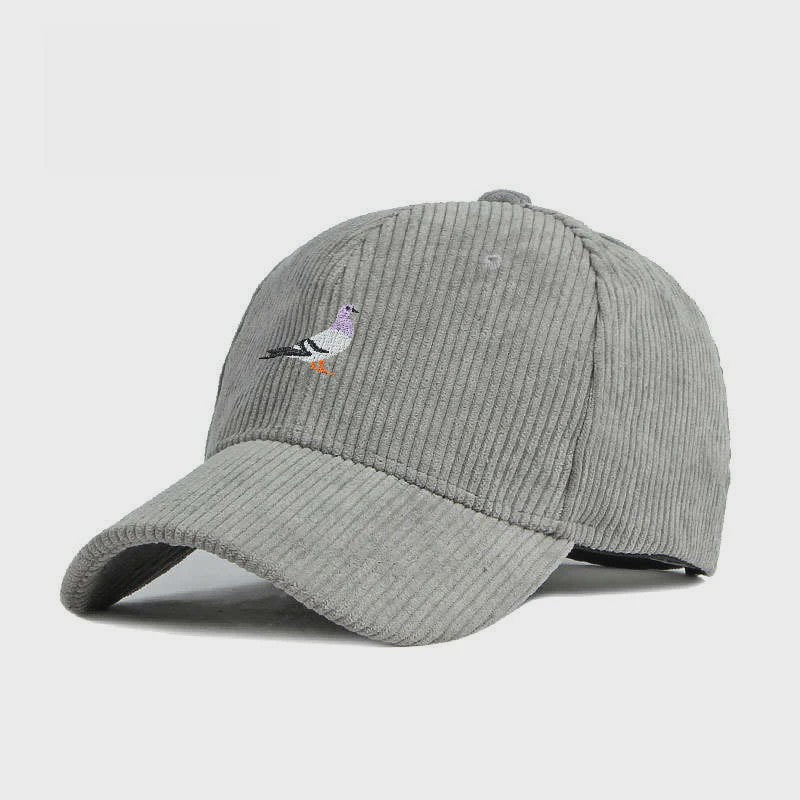 Baseballpet met Duivenborduring - Casual Mode voor Alle Seizoenen