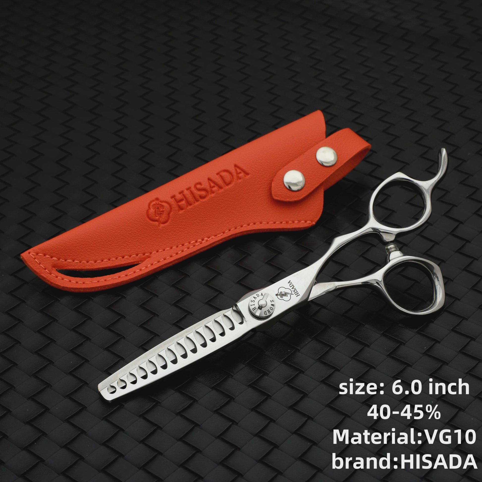 HISADA Professionele Haar- en Schoonheidsschaar 6.0 Inch - VG10 Staal voor Barbers en Haarstylisten