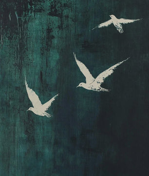 Japanse Canvas Poster: Zen Bos, Koi Vis & Kraanvogel - Sfeervolle Wanddecoratie