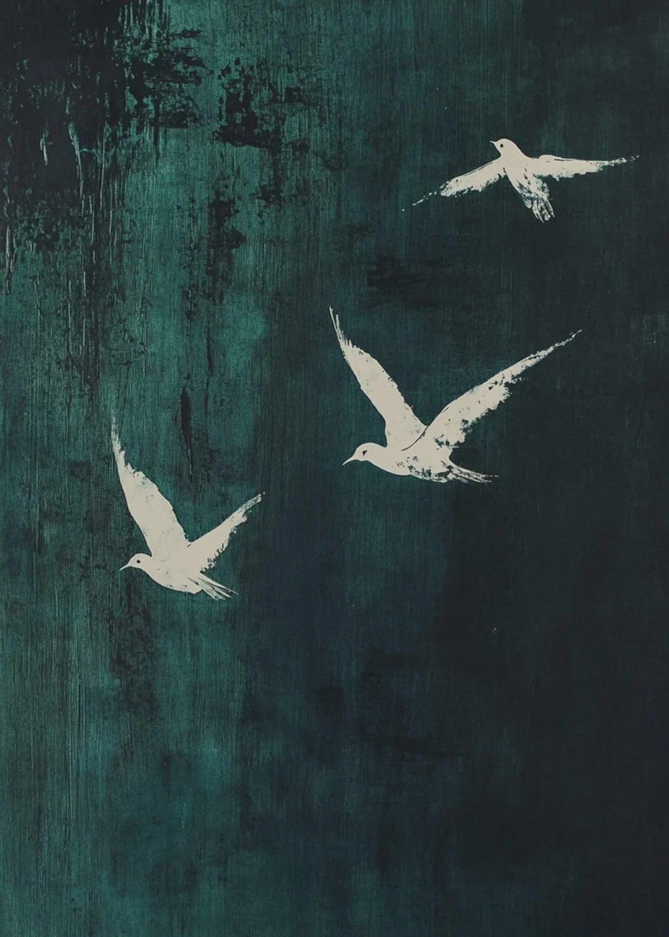 Japanse Canvas Poster: Zen Bos, Koi Vis & Kraanvogel - Sfeervolle Wanddecoratie