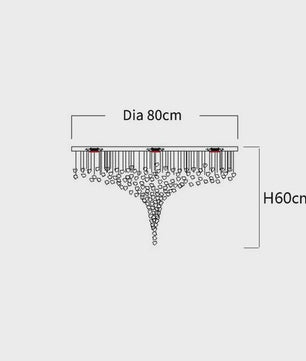 Luxe Kristallen LED Plafondlamp - Moderne Hanglamp voor Trappenhuis, Hal & Woonkamer
