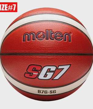 Molten BG3100 Basketbal: Officiële Maat 7, 6, 5 | PU Leer | Indoor & Outdoor Gebruik