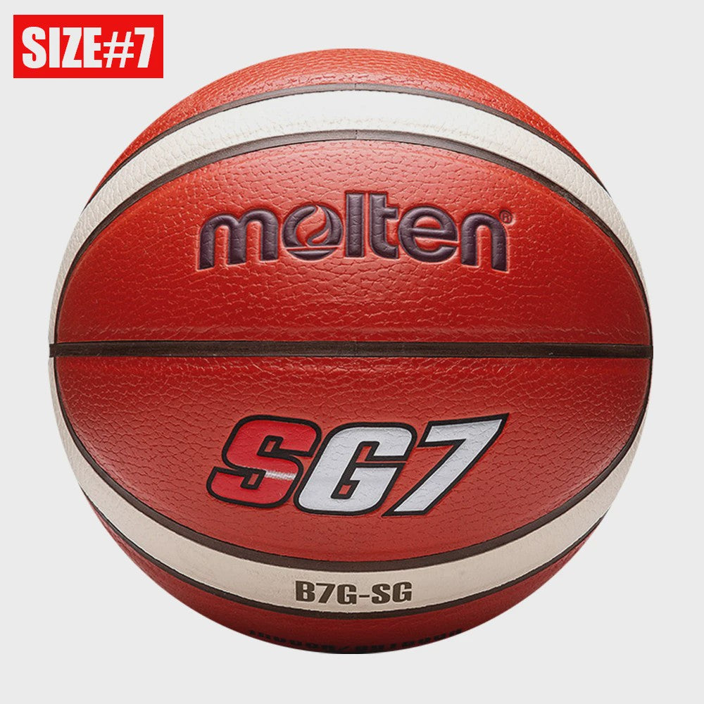 Molten BG3100 Basketbal: Officiële Maat 7, 6, 5 | PU Leer | Indoor & Outdoor Gebruik