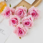 100x Kunst Rozen Hoofden 10cm - Decoratie voor Bruiloft, Kerst, Scrapbooking & Meer