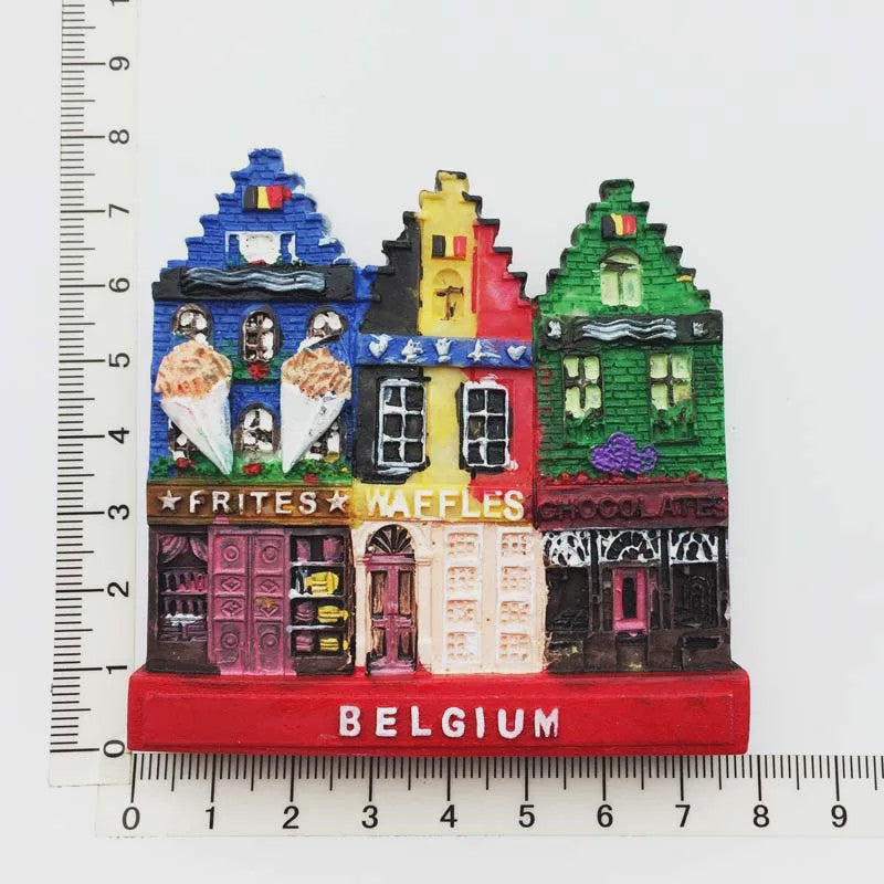 België Koelkastmagneet - Souvenir & Reistafel voor Huisdecoratie