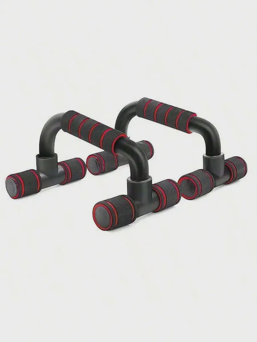 7-delige Home Workout Set: Springtouw, Handknijper, Push-up Bars & Buikroller