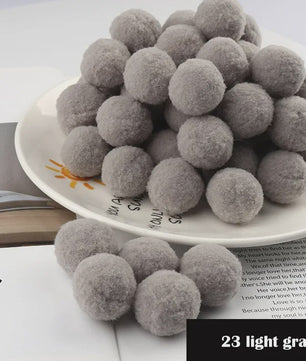 Mix van Zachte Pompoms (8-30mm) voor Knutselen, Decoratie & Speelgoed