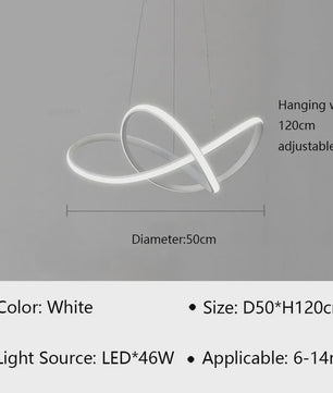 Moderne LED Hanglamp - Stijlvolle Verlichting voor Woonkamer, Eetkamer & Slaapkamer