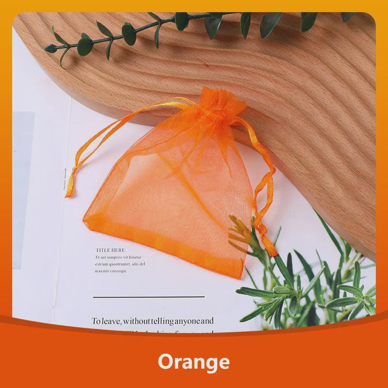 100x Organza Zakjes - Cadeau, Sieraden & Feest - Diverse Maten & Kleuren