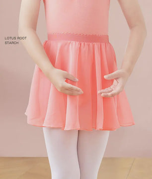 18 Colours Ballet Skirt Girls Toddler Kids Dance Chiffon Skirt Elastic Waist Short Dance Skirt for Girls Tutu Skirt for Ballet