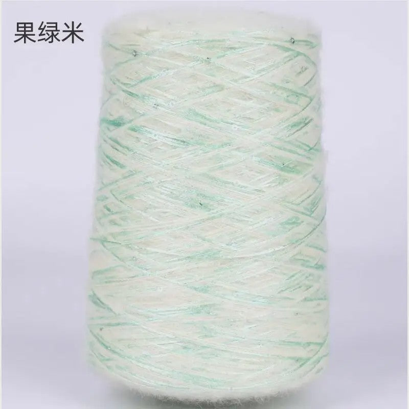 Zacht Pluche Mohair Garen met Pailletten - Kleurrijk Brei-, Haak- en Naaigaren (520g)
