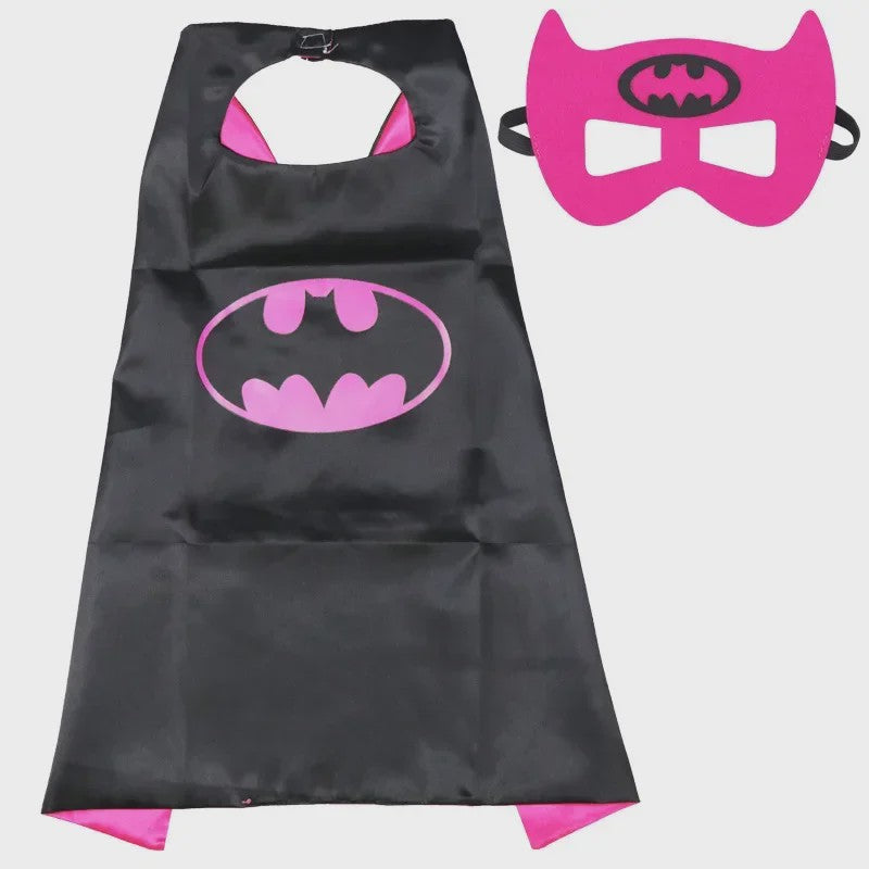 Superheld Cape en Masker Set - Kinderen Cosplay Verkleedkostuum
