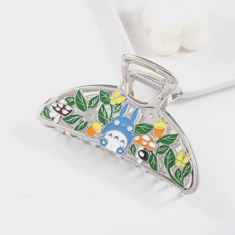 Unieke Haarclip Klauw met Schattige Cartoon & Draak Designs - Grote Formaat
