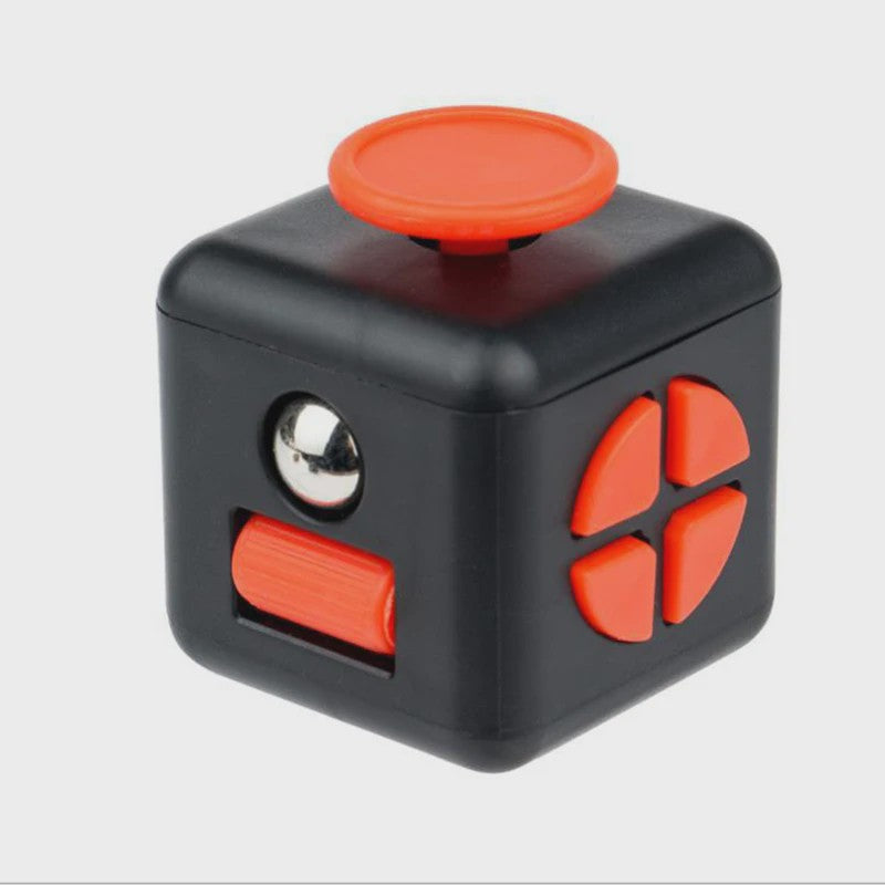 Fidget Cube & Dodecahedron: 6/12 Zijden Stressverlichter & Sensorisch Speelgoed
