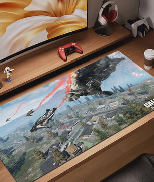 Anime Natural Rubber Gamer Office Decoration Home Mouse Pad Calls Of Duty Warzone Gaming Large Size Mouse Mat 90x40CM Mouse Pad