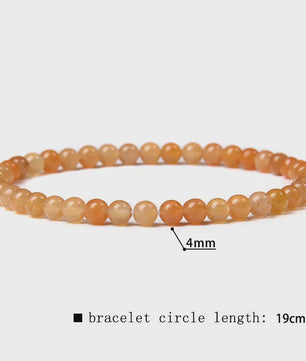 Natuursteen Armband met Kwarts, Kattenoog, Jades & Aquamarijn Kralen - Stretch Bangle voor Dames & Heren