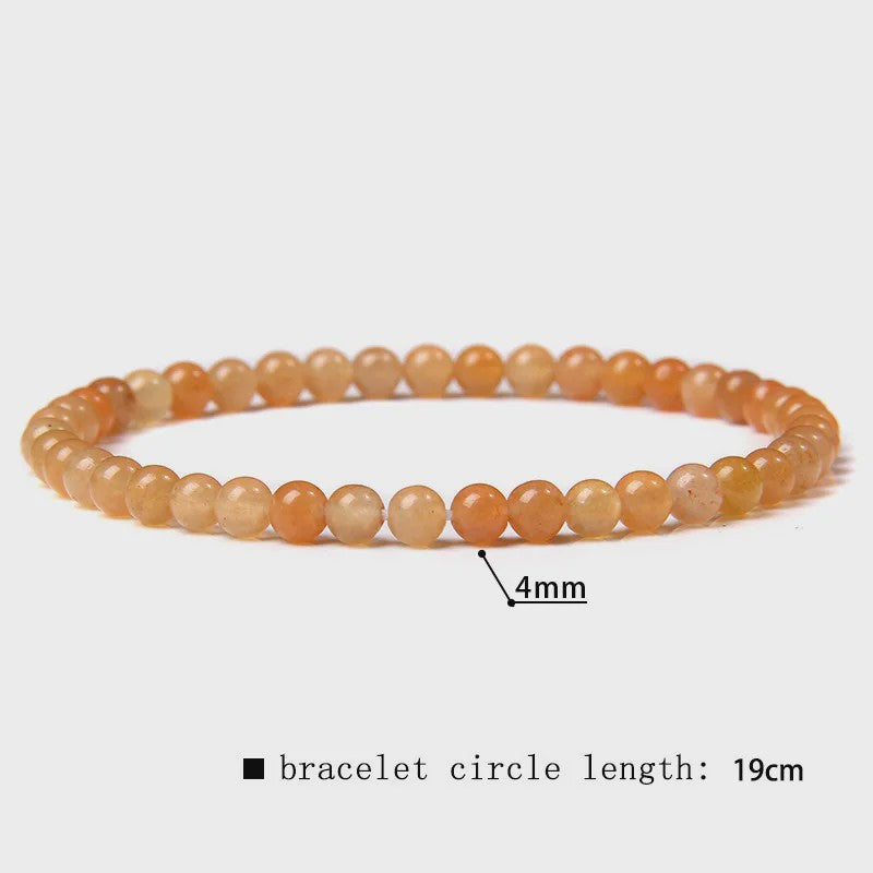 Natuursteen Armband met Kwarts, Kattenoog, Jades & Aquamarijn Kralen - Stretch Bangle voor Dames & Heren