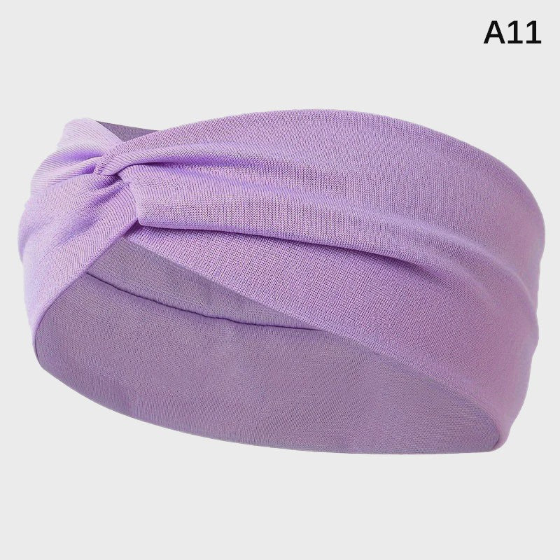 Brede Elastische Sport Hoofdband - Zweetabsorberend & Antislip voor Dames