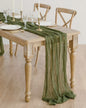 Luxe Kaasdoek Tafel Runner - Vintage Stijl voor Bruiloften & Feesten