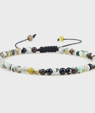 Natuurlijke 4mm Kralen Armbanden - Agate & Onyx - Yoga, Gebed & Stijlvol