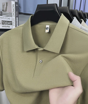 Heren Poloshirt Korte Mouw - 100% Gemerceriseerd Katoen, Ademend & Stijlvol voor Zomer, Golf & Casual