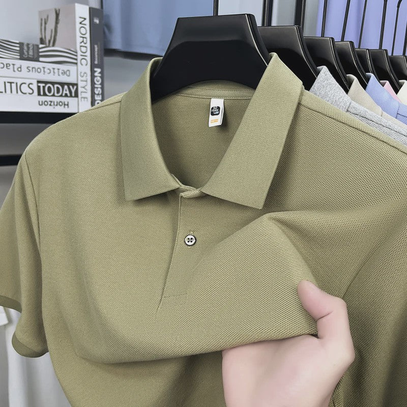 Heren Poloshirt Korte Mouw - 100% Gemerceriseerd Katoen, Ademend & Stijlvol voor Zomer, Golf & Casual