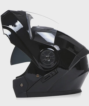 BLD Modulaire Flip-Up Motorhelm met Dubbele Lens - Veiligheid & Comfort voor Motocross