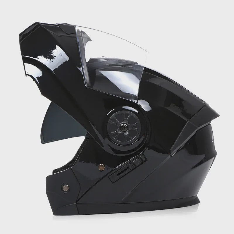 BLD Modulaire Flip-Up Motorhelm met Dubbele Lens - Veiligheid & Comfort voor Motocross
